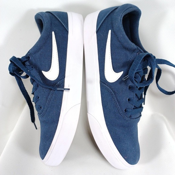 Nike SB Charge Navy Blue Canvas Obsidian Shoes CD6279-400 (Size US 7)